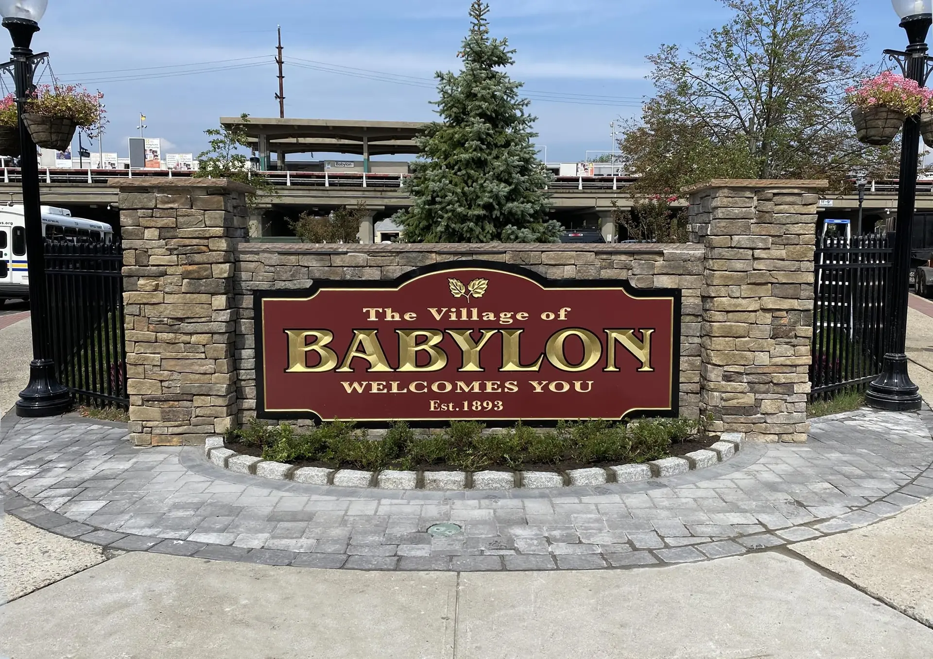 Welcome to Babylon sign, Babylon, NY