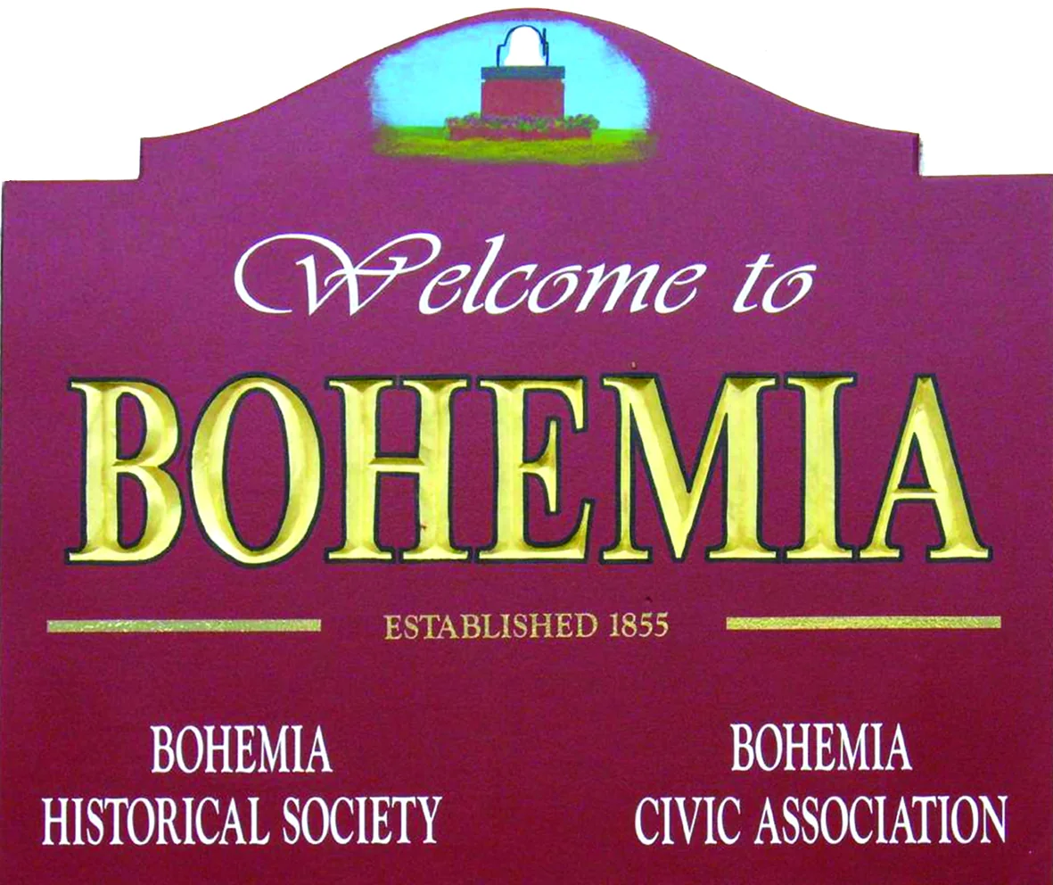 Welcome to Bohemia sign, Bohemia, NY
