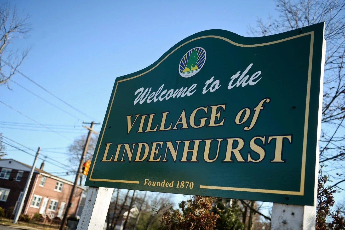 Welcome to Lindenhurst sign, Lindenhurst, NY