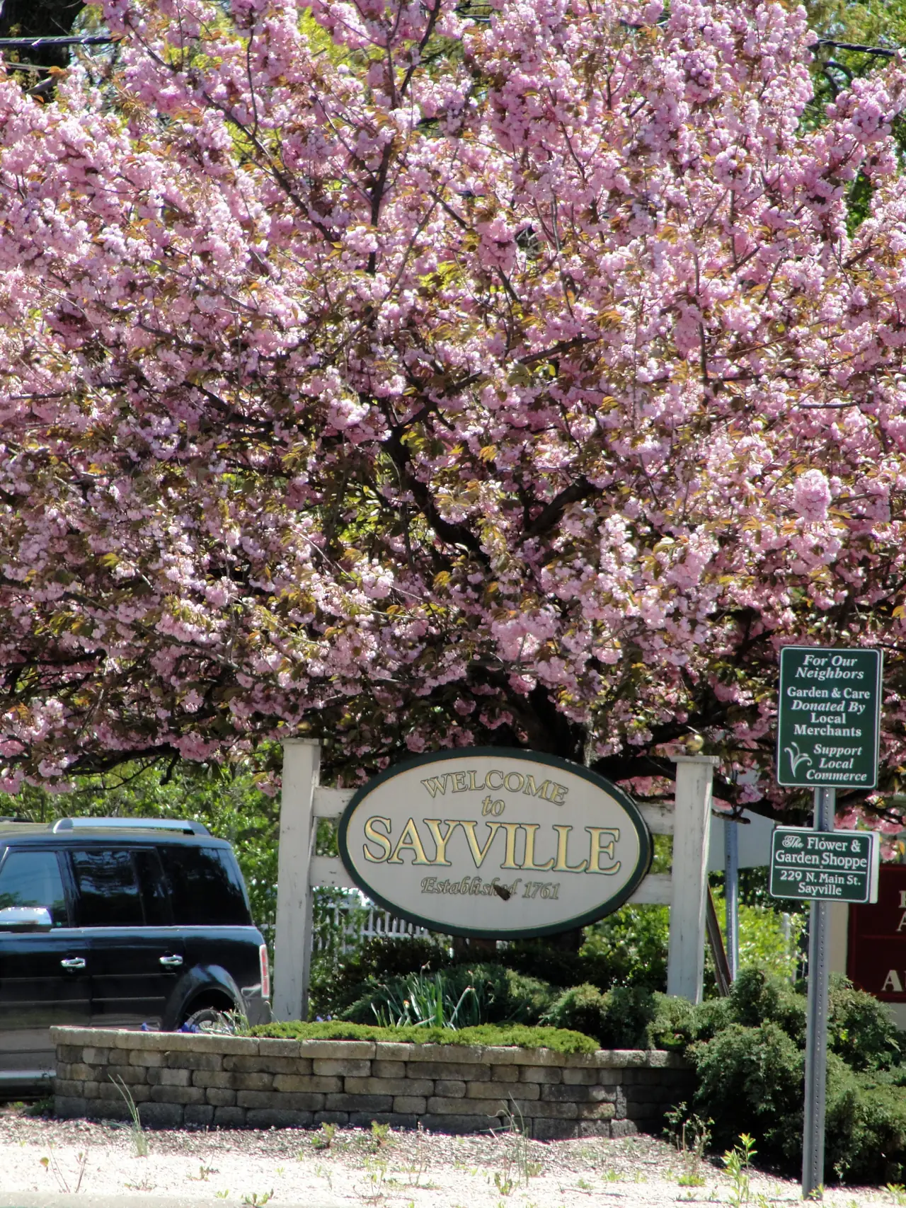 Welcome to Sayville sign, Sayville, NY