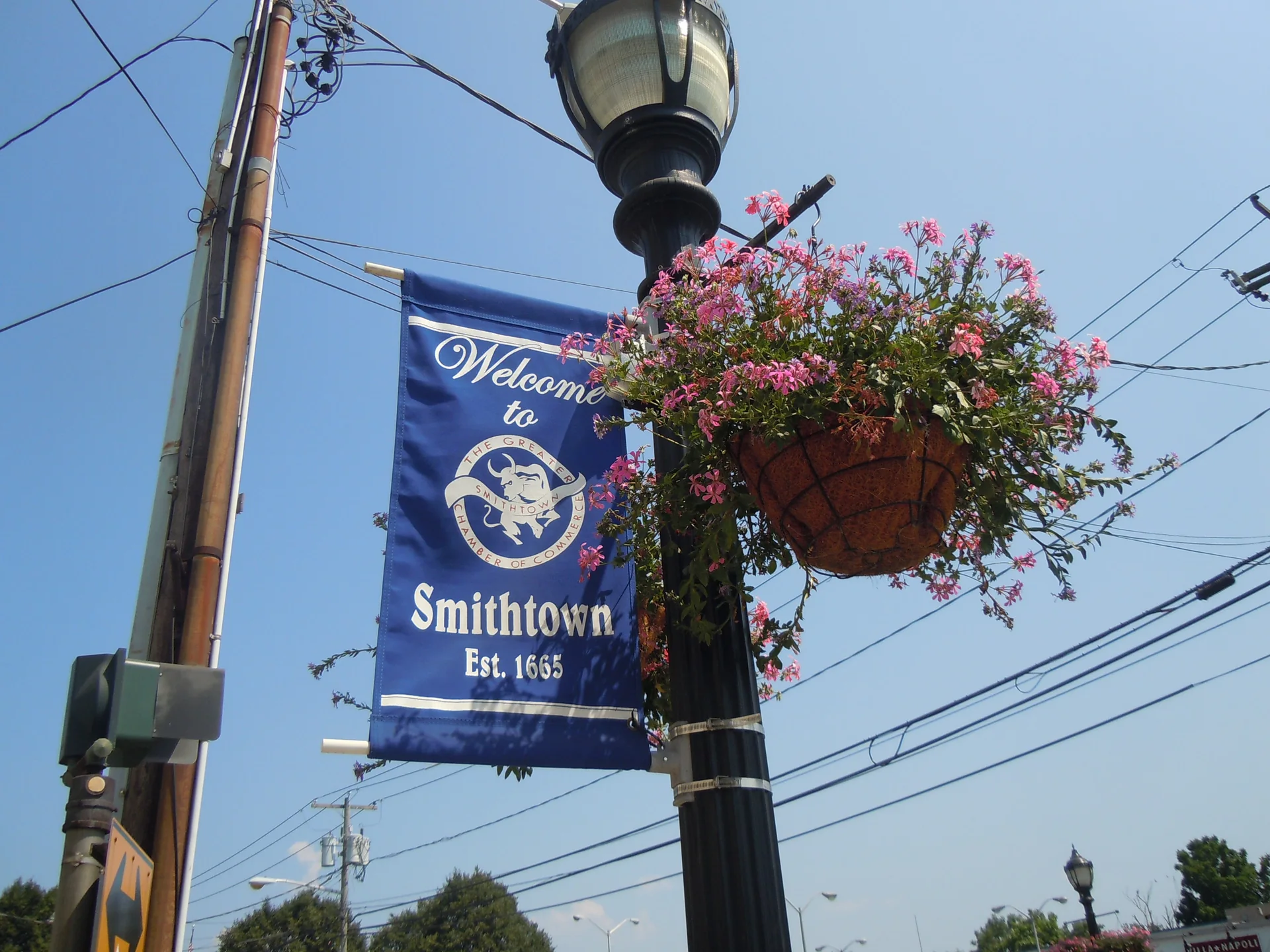 Welcome to Smithtown sign, Smithtown, NY