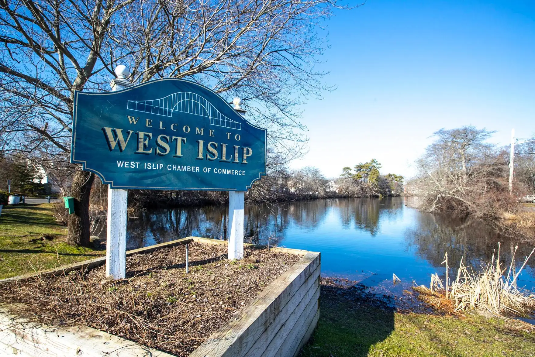 Welcome to West Islip sign, West Islip, NY